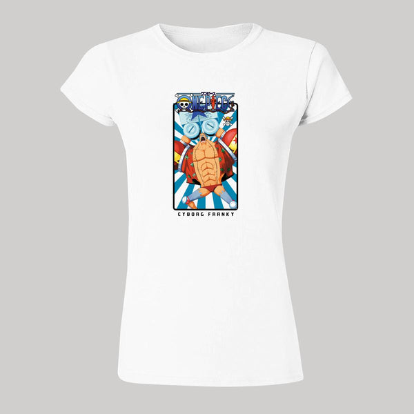 Playera Mujer Anime One piece Cyborg Franky 000349B