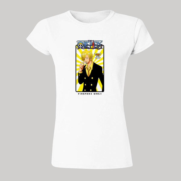 Playera Mujer Anime One piece Sanji 000358B