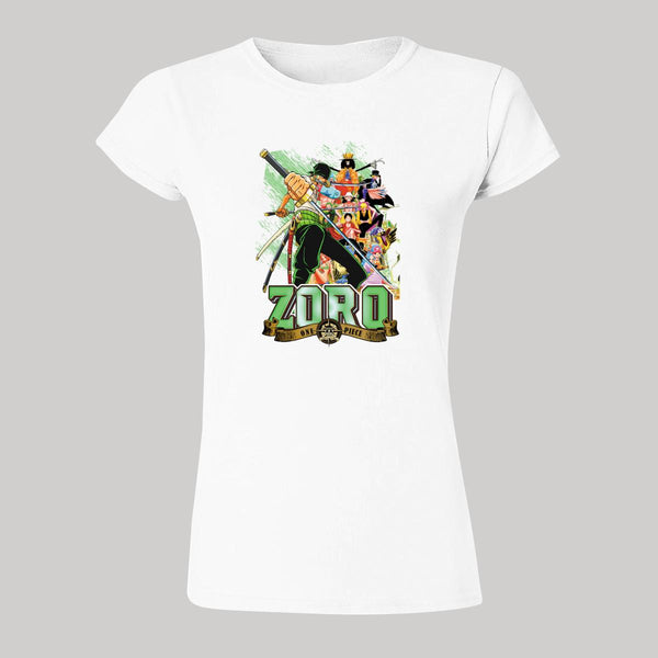 Playera Mujer Anime One piece Zoro Roronoa 000360B