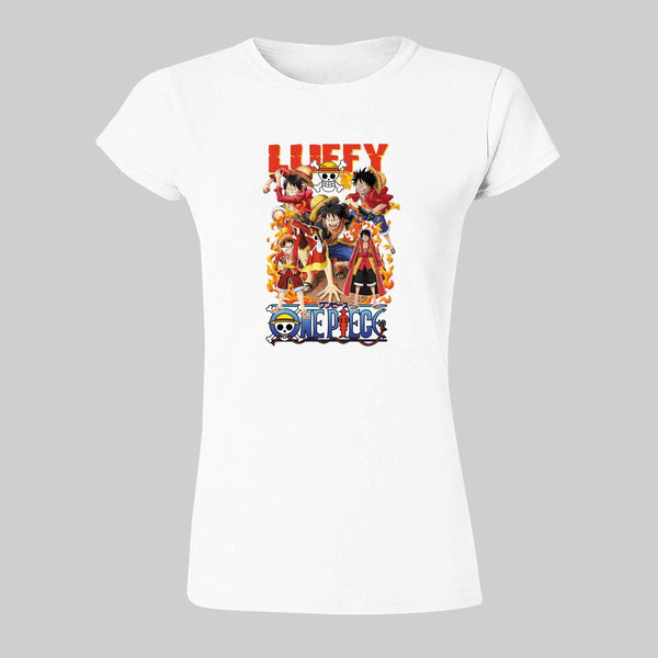 Playera Mujer Anime One piece Monkey D Luffy 000364B