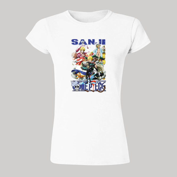 Playera Mujer Anime One piece Sanji 000393B