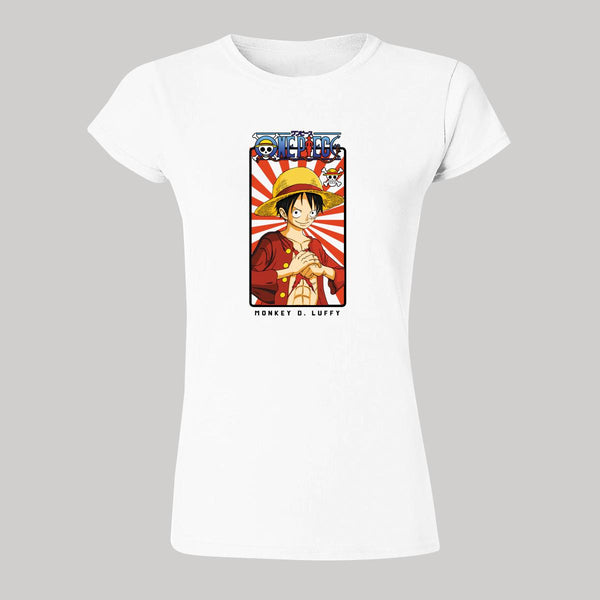 Playera Mujer Anime One piece Monkey D Luffy 000401B