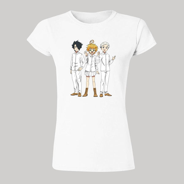 Playera Mujer Anime Yakusoku no Neverland Huérfanos 000417B