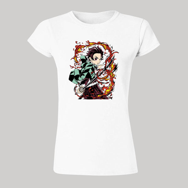 Playera Mujer Anime Demon Slayer Tanjiro Kamado 000427B