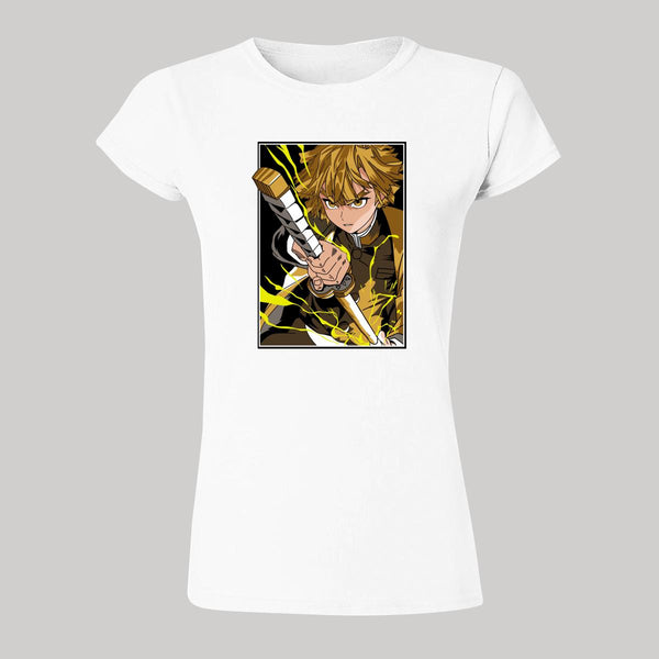 Playera Mujer Anime Demon Slayer Zenitsu Agatsuma 000433B