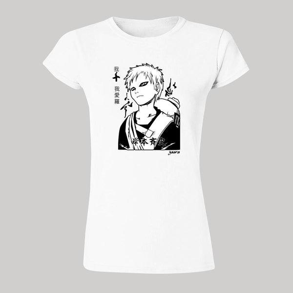 Playera Mujer Anime Naruto Gaara 000449B