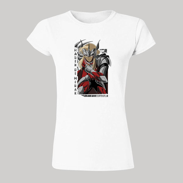 Playera Mujer Anime Caballeros del Zodiaco Hagen 000459B