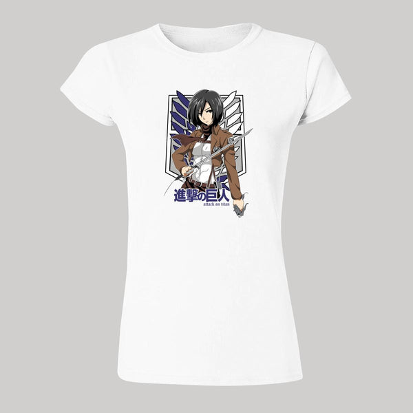 Playera Mujer Anime Attack on Titan Mikasa Ackerman 000460B