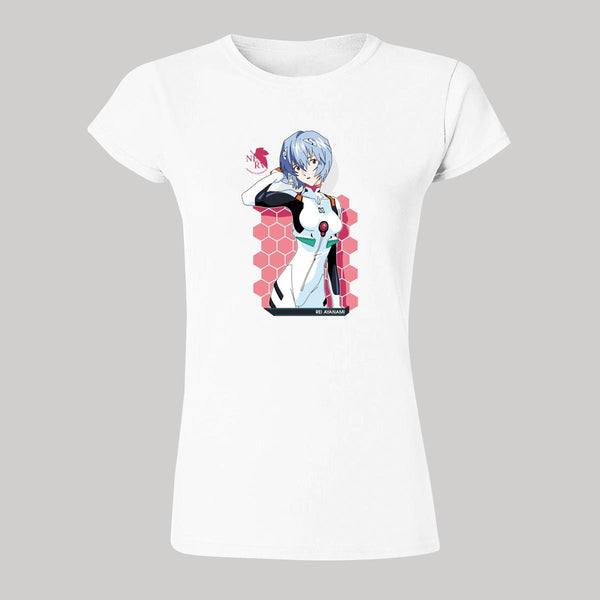 Playera Mujer Anime Evangelion Rei Ayanami 000465B