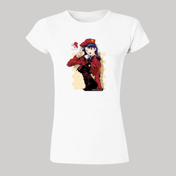 Playera Mujer Anime Evangelion Misato Katsuragi 000466B