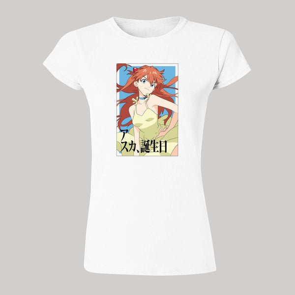 Playera Mujer Anime Evangelion Asuka Langley 000468B