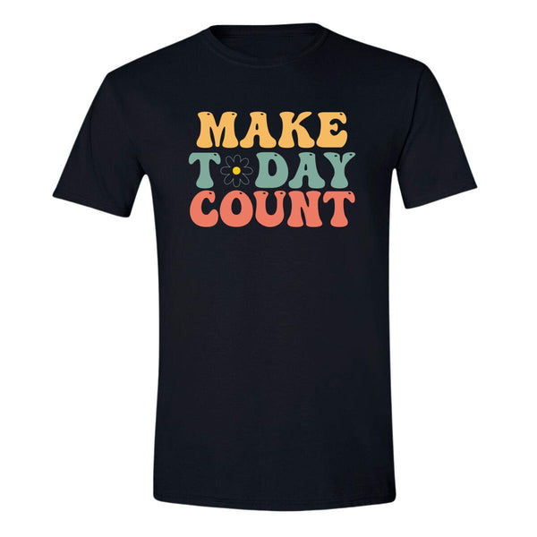 Playera Hombre Boho Frases Make today count 255N