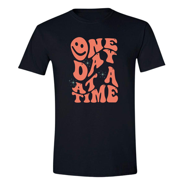 Playera Hombre Boho Frases One day at a time 274N