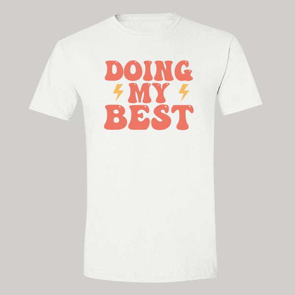 Playera Hombre Boho Frases Doing my best 000265B