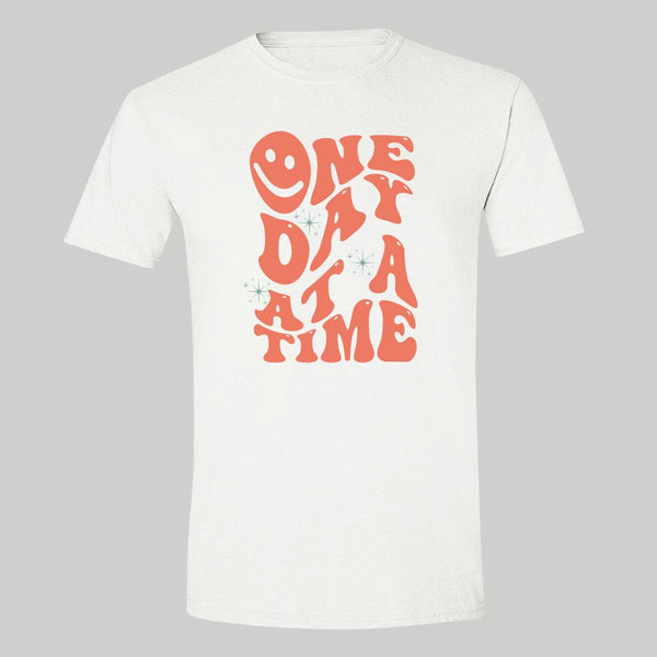 Playera Hombre Boho Frases One day at a time 000274B