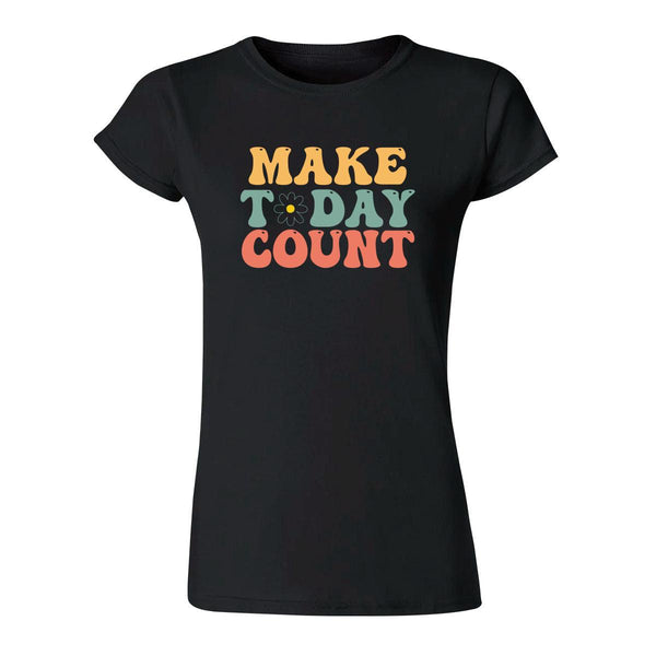 Playera Mujer Boho Frases Make today count 000255N