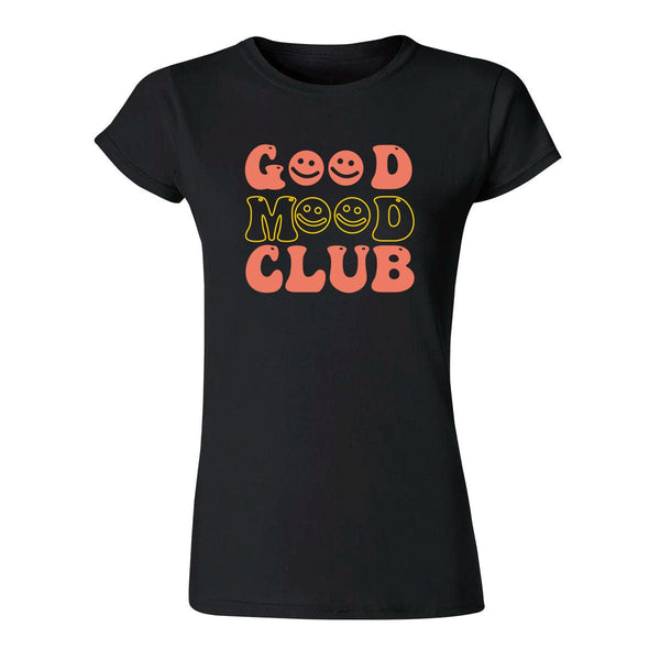 Playera Mujer Boho Frases Good mood club 000257N