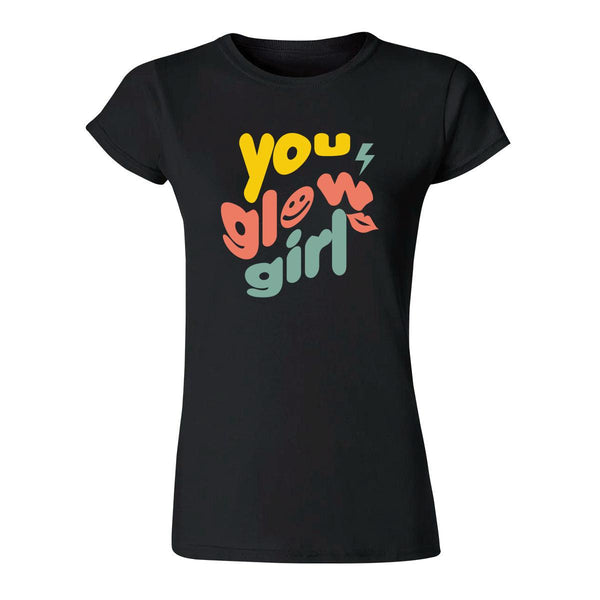 Playera Mujer Boho Frases You glow girl 000258N