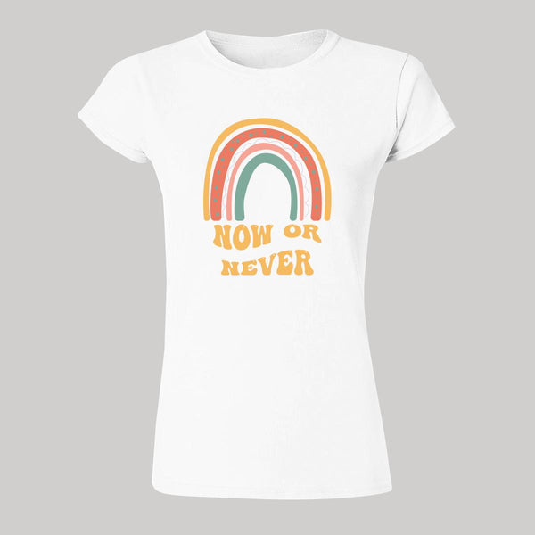 Playera Mujer Boho Frases Now or never 000278B
