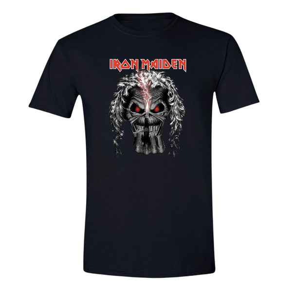 Playera Hombre Rock Iron Maiden Eddie the Head Vela 000608N