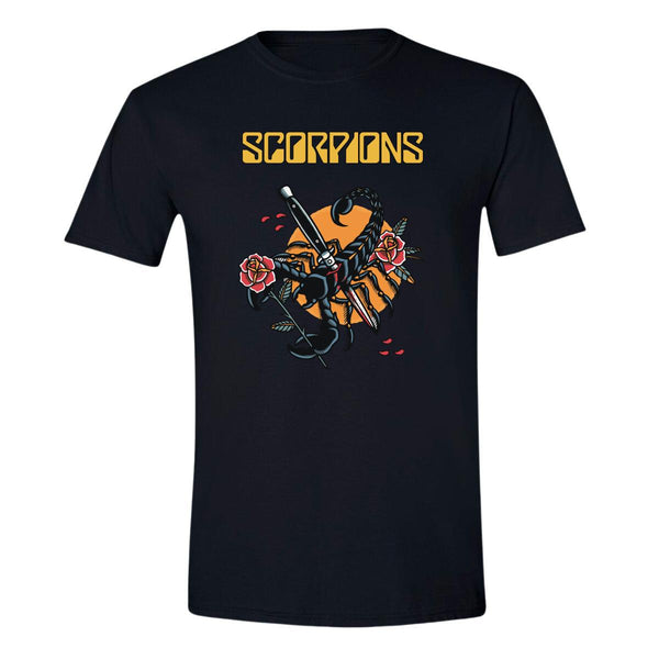 Playera Hombre Rock Scorpions Knife 000618N