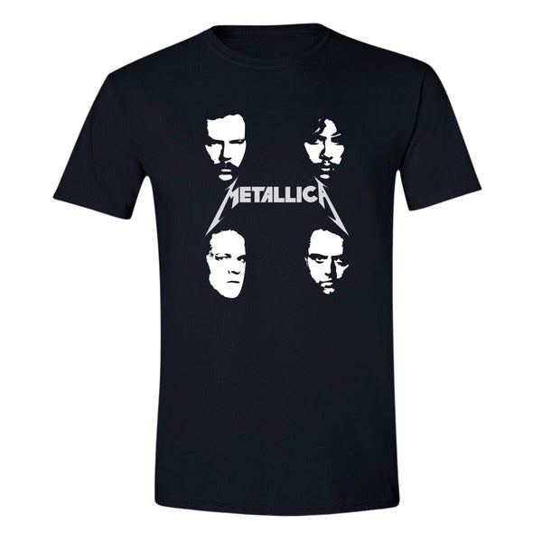 Playera Hombre Rock Metallica Rostros 721N