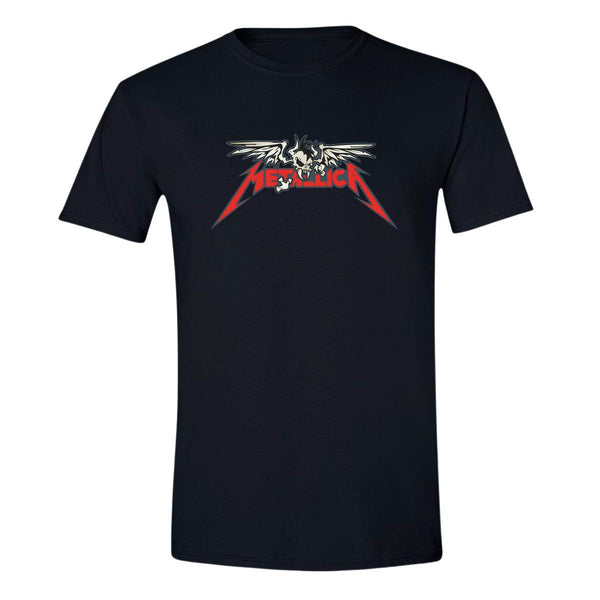 Playera Hombre Rock Metallica Logo Skull 724N