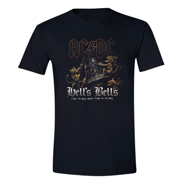 Playera Hombre Rock AC/DC Hells bells 838N