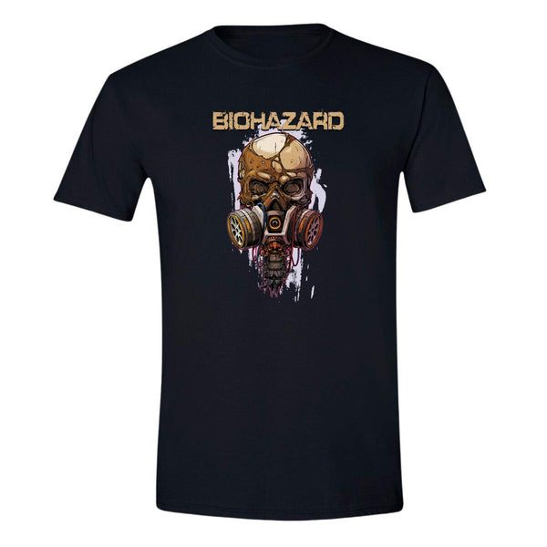 Playera Hombre Rock BioHazard Calavera 848N