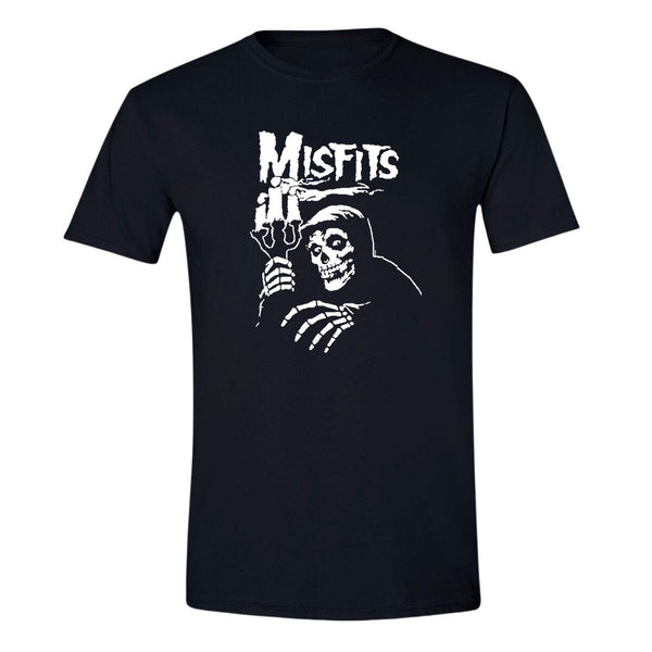 Playera Hombre Rock Misfits Esqueleto 850N