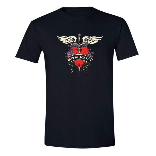 Playera Hombre Rock Bon Jovi Logo 873N