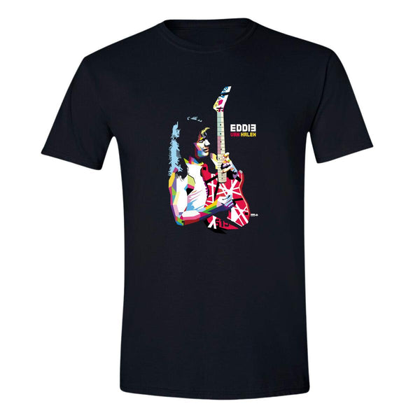 Playera Hombre Rock Eddie Van Halen Ilustración 879N