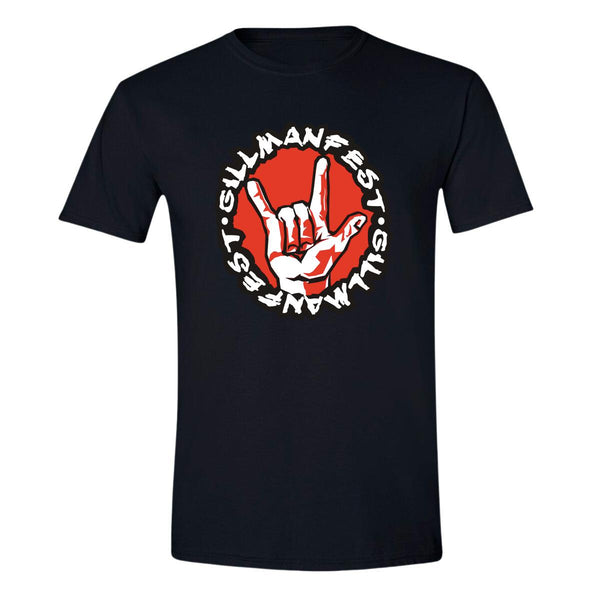 Playera Hombre Rock Gilmanfest Logo 909N