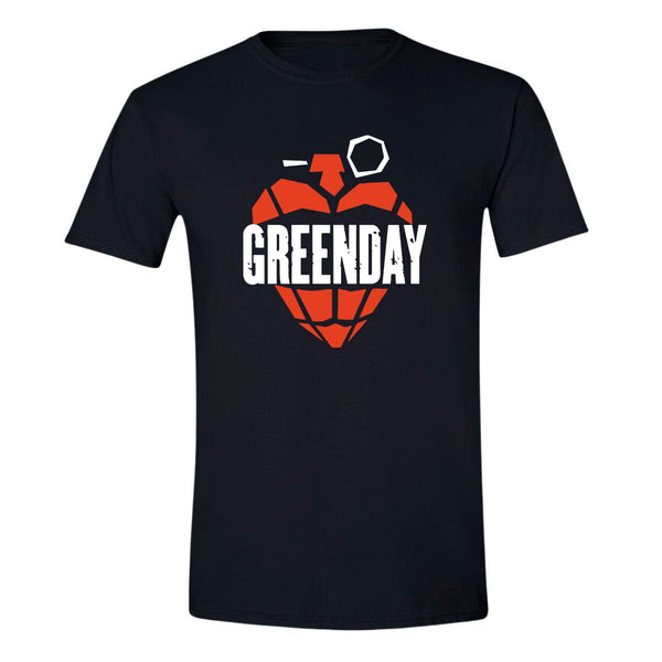 Playera Hombre Rock Green Day Logo 911N