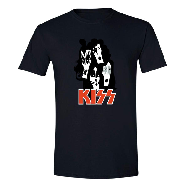 Playera Hombre Rock Kiss Ilustración 928N