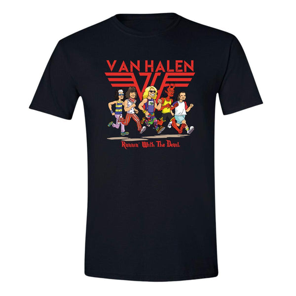 Playera Hombre Rock Van Halen Running with the devil 1005N