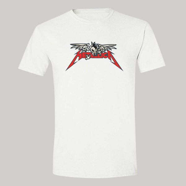 Playera Hombre Rock Metallica Logo Skull 724B