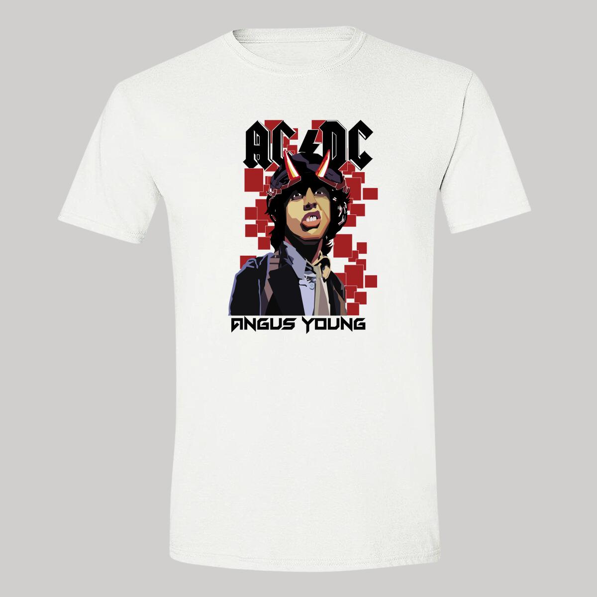 Playera Hombre Rock AC/DC Angus young 842B – Redberry