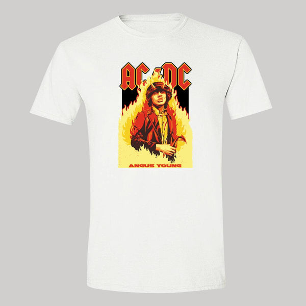 Playera Hombre Rock AC/DC Angus young 843B