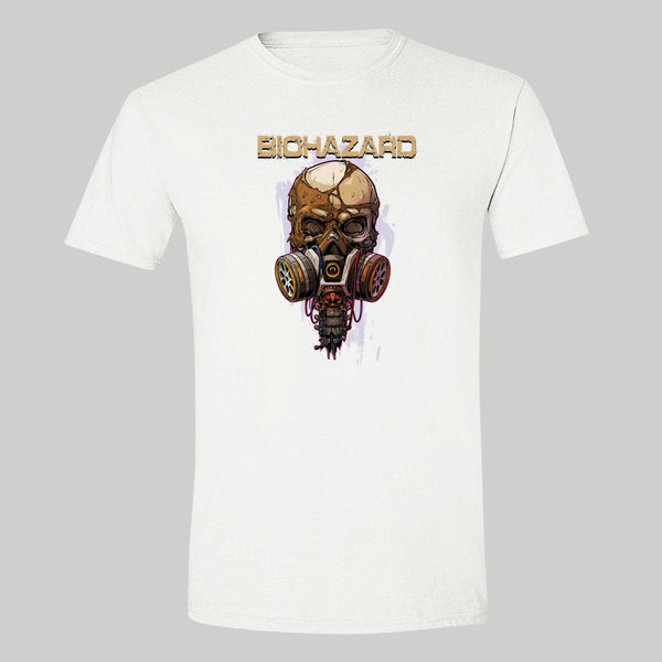 Playera Hombre Rock BioHazard Calavera 848B