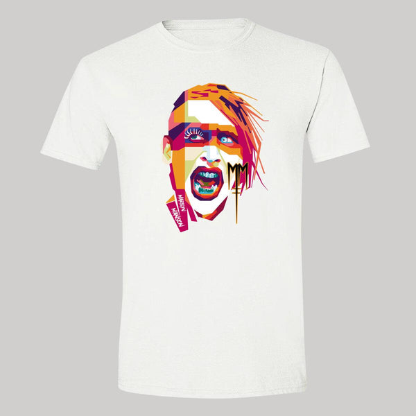 Playera Hombre Rock Marilyn Manson Ilustración 934B