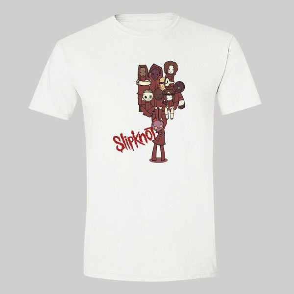 Playera Hombre Rock Slipknot Póster Máscaras 980B