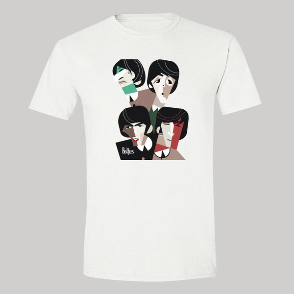 Playera Hombre Rock The Beatles Ilustración Arte 983B