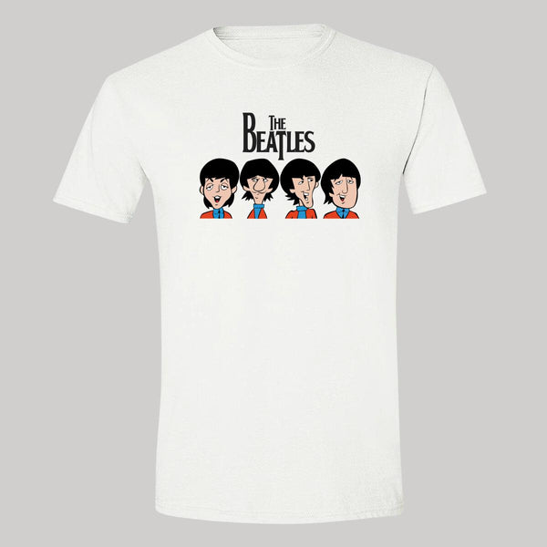 Playera Hombre Rock The Beatles Ilustración Miembros 984B