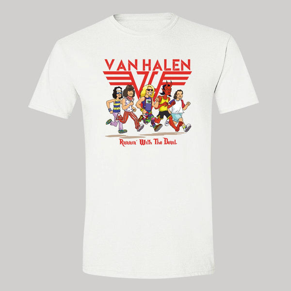 Playera Hombre Rock Van Halen Running with the devil 1005B