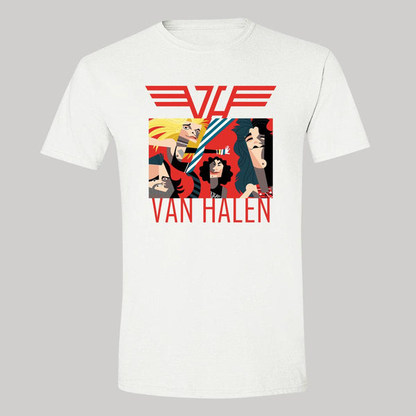 Playera Hombre Rock Van Halen Póster 1007B