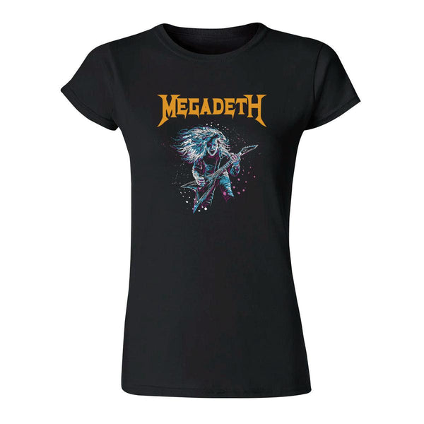 Playera Mujer Rock Megadeth Dave Mustaine 000603N