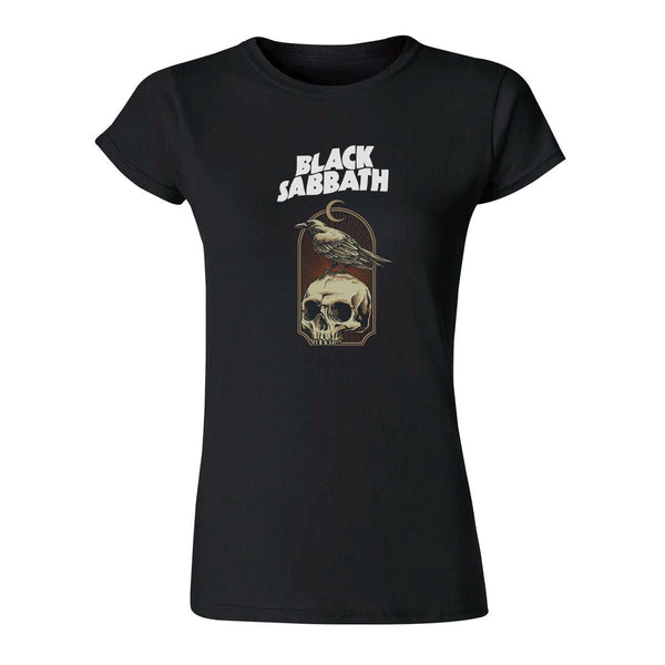 Playera Mujer Rock Black Sabbath Cuervo 000607N