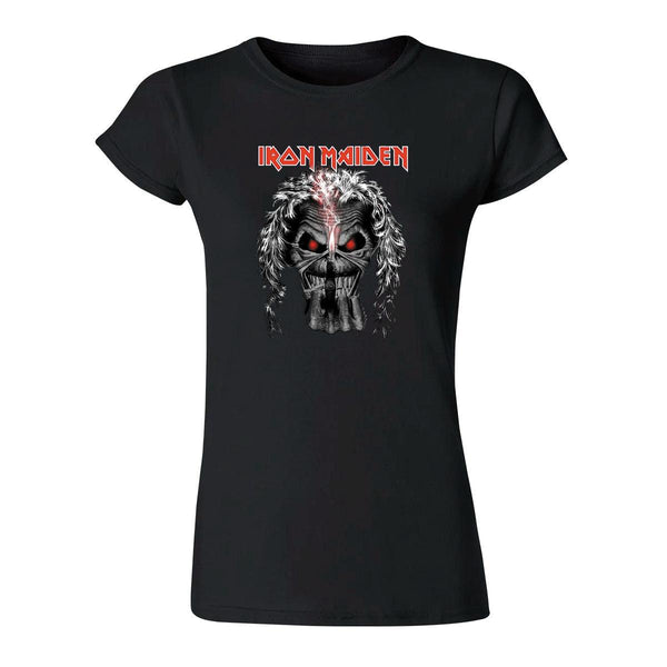 Playera Mujer Rock Iron Maiden Eddie the Head Vela 000608N