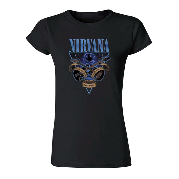 Playera Mujer Rock Nirvana Krist Dave Kurt 000611N